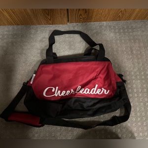 Red and black chasse cheerleader bag